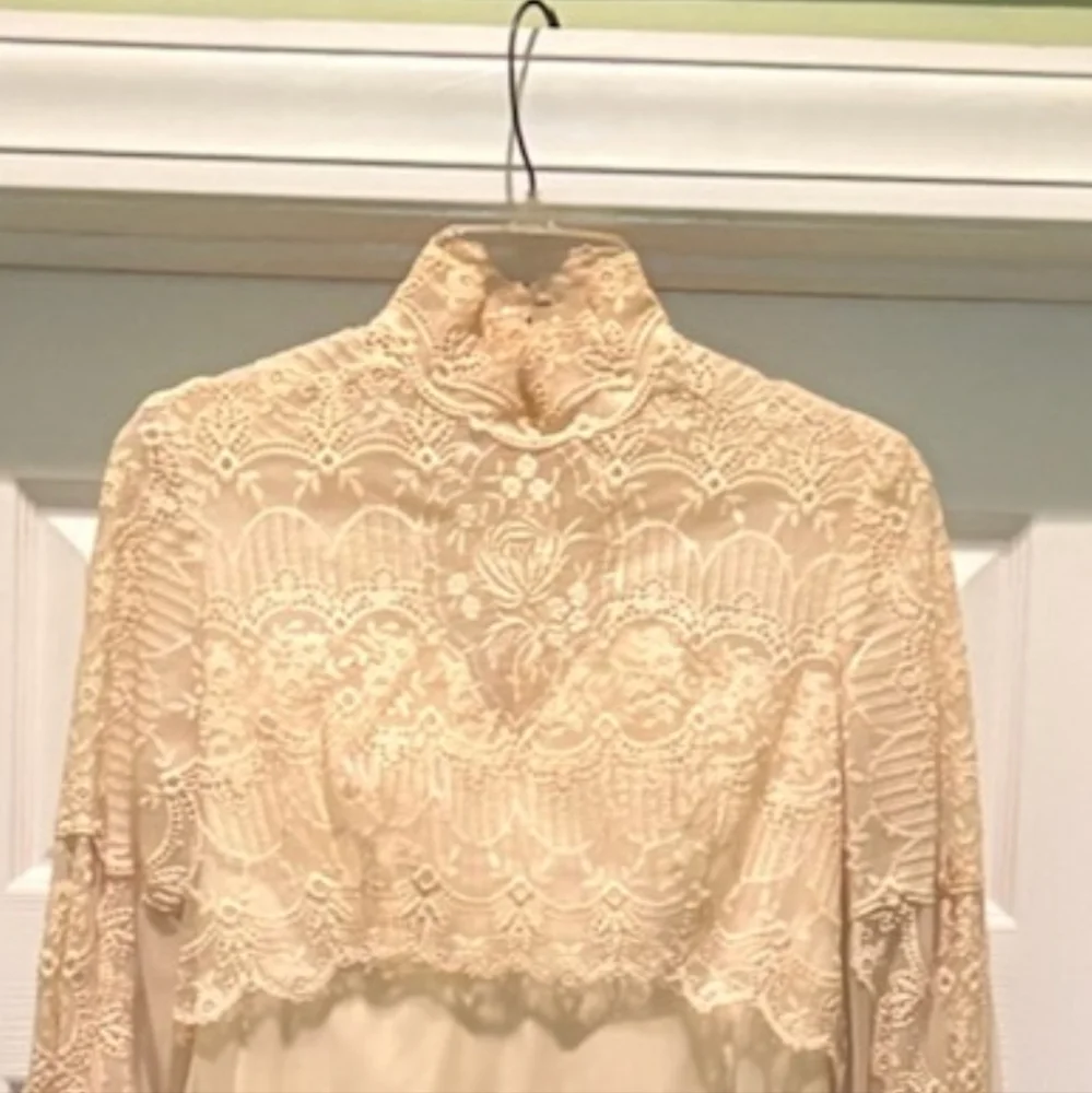 Vintage Wedding Dress NEW PICS! SIZE 1O❤️🩷❤️ - Picture 2 of 16